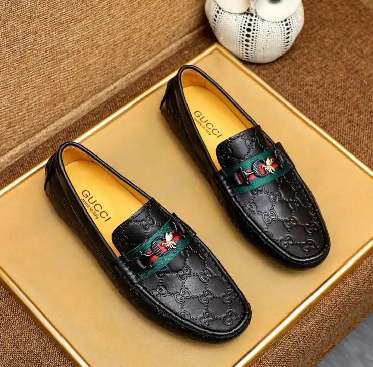 hype Gucci Leather Shoes