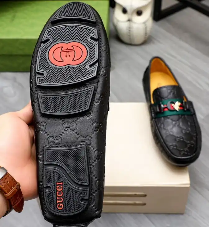 hype Gucci Leather Shoes