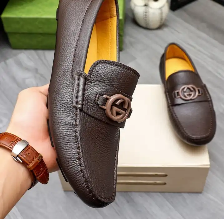 hype Gucci Leather Shoes