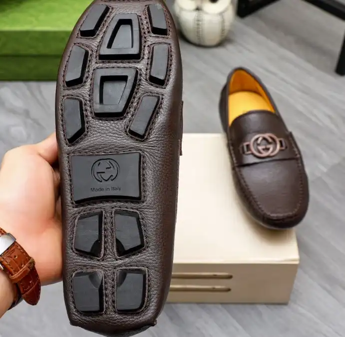 hype Gucci Leather Shoes