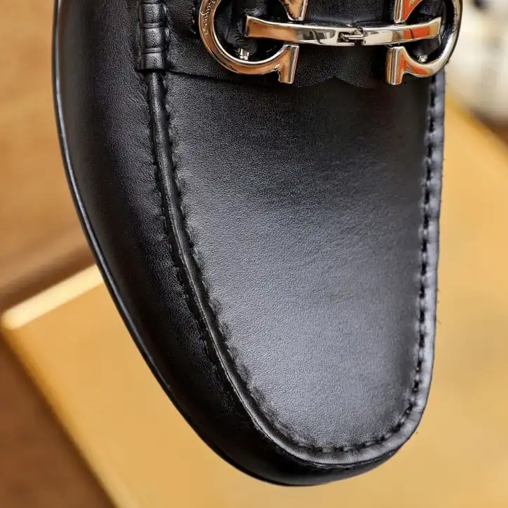 hype Ferragamo Leather Shoes