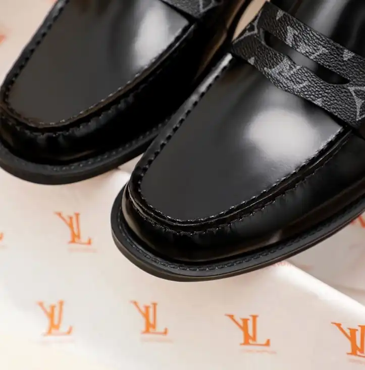 hype LV Leather Shoes