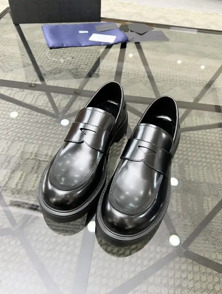 hype Prada Leather Shoes