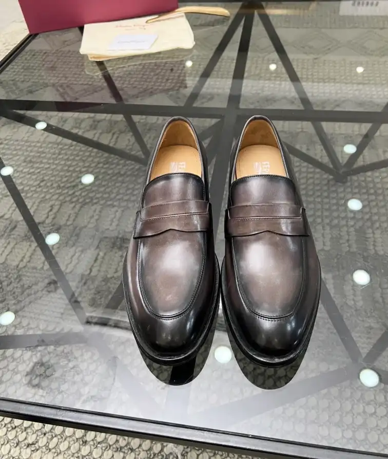 hype Ferragamo Leather Shoes