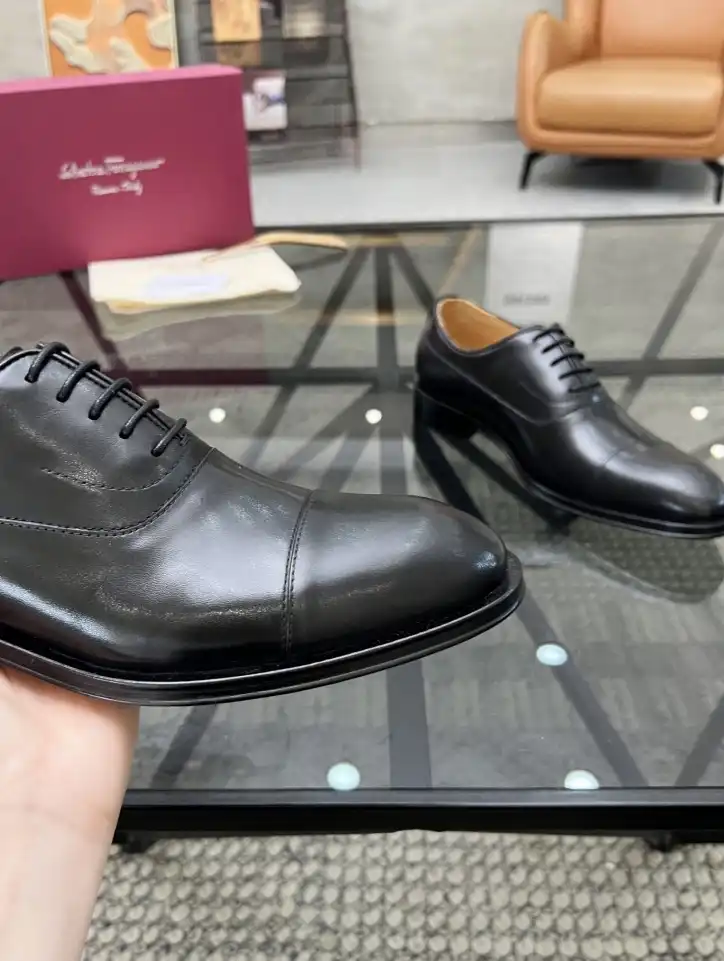 hype Ferragamo Leather Shoes