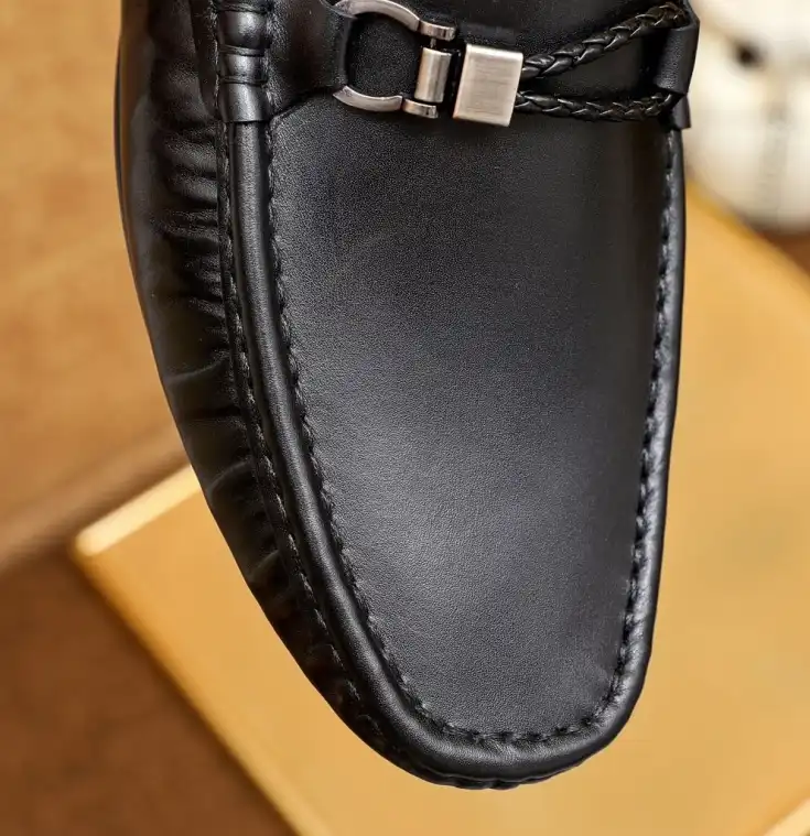 hype Ferragamo Leather Shoes