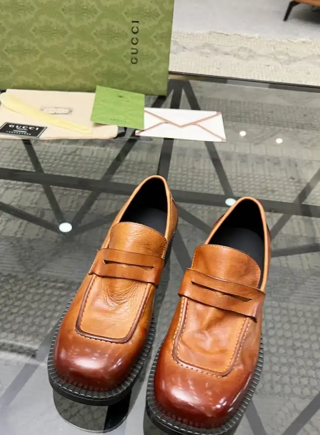 hype Gucci Leather Shoes