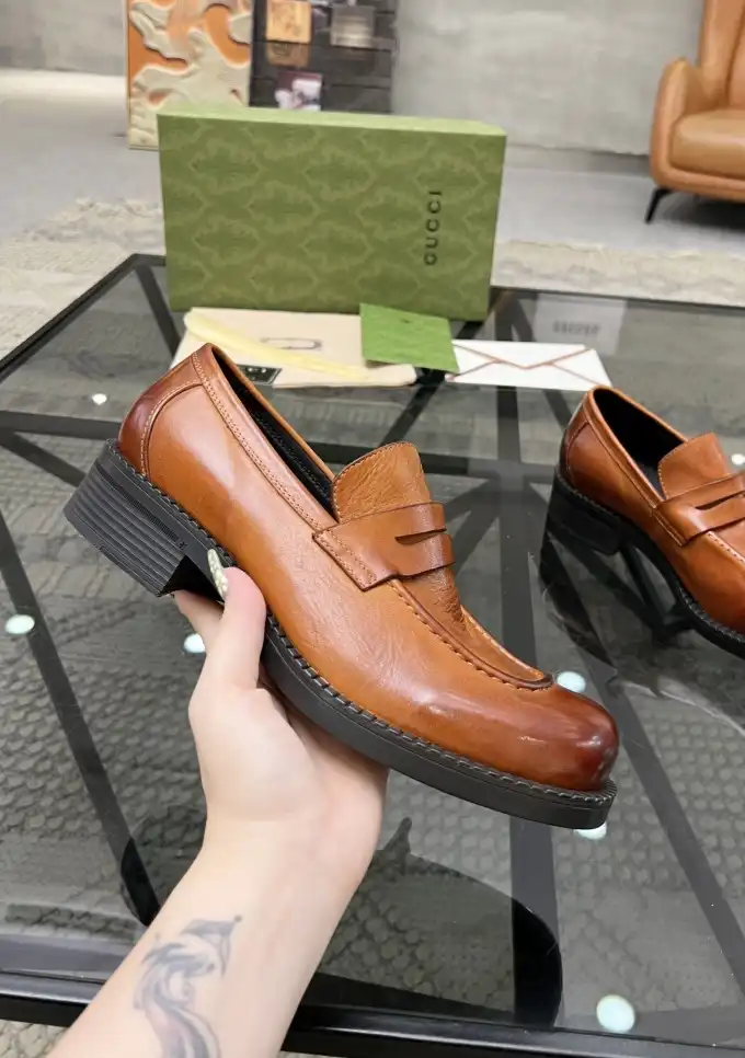 hype Gucci Leather Shoes