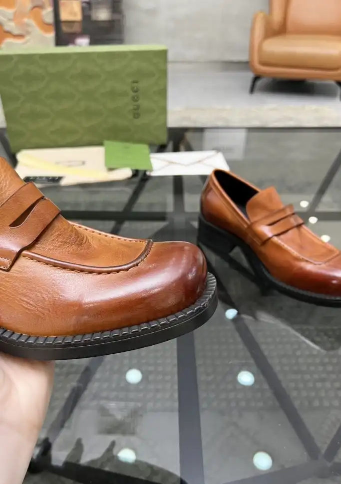 hype Gucci Leather Shoes