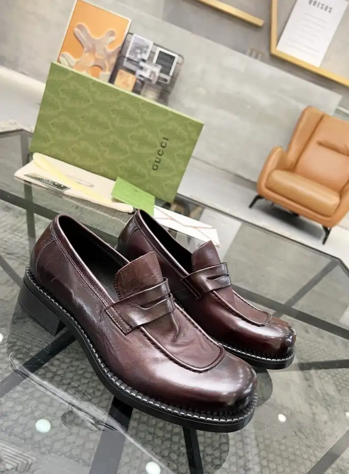 hype Gucci Leather Shoes