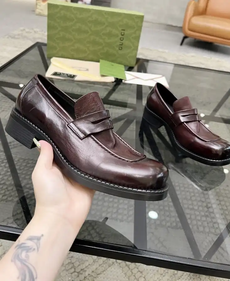 hype Gucci Leather Shoes