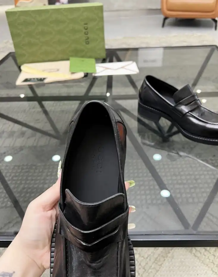 hype Gucci Leather Shoes