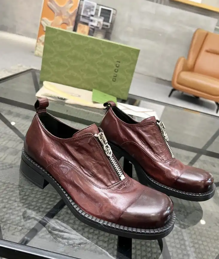 hype Gucci Leather Shoes