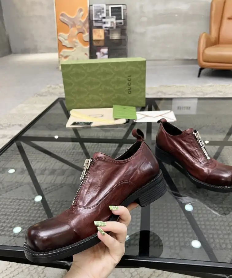 hype Gucci Leather Shoes