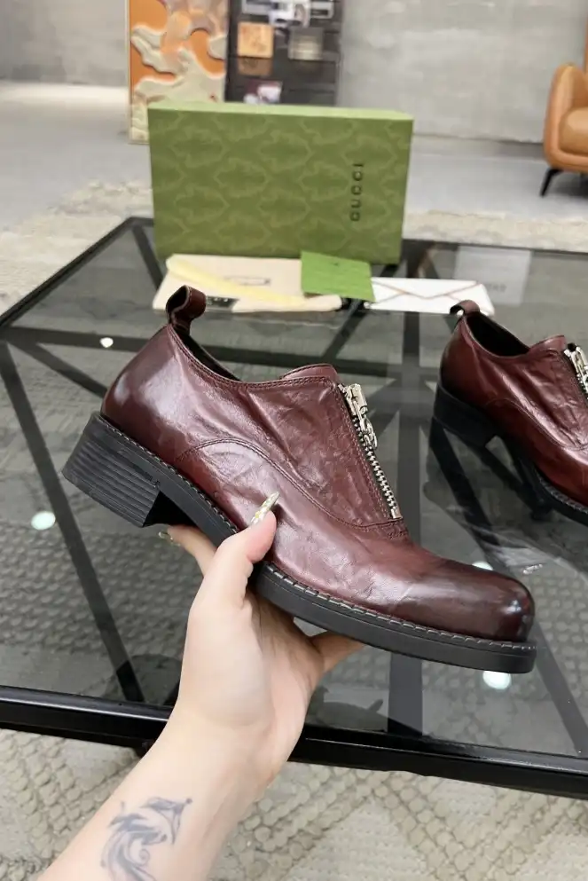 hype Gucci Leather Shoes