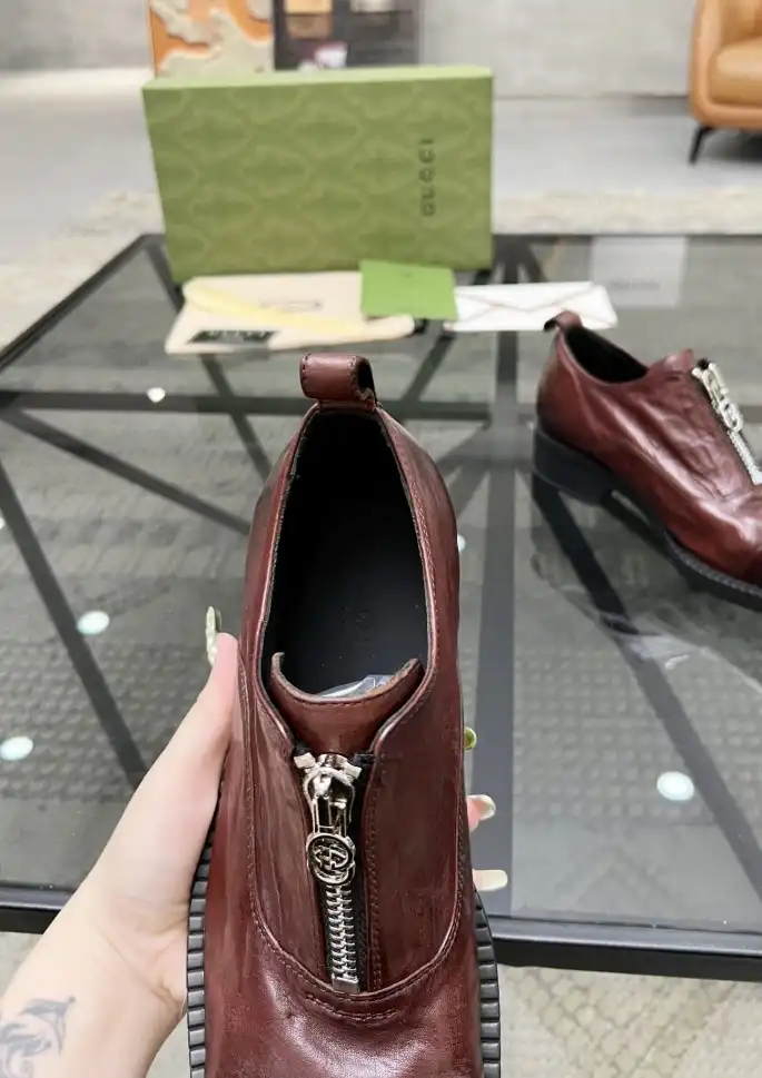 hype Gucci Leather Shoes