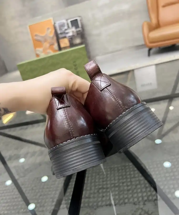 hype Gucci Leather Shoes