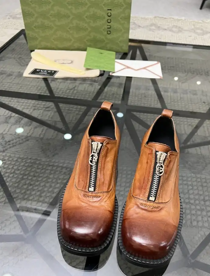 hype Gucci Leather Shoes