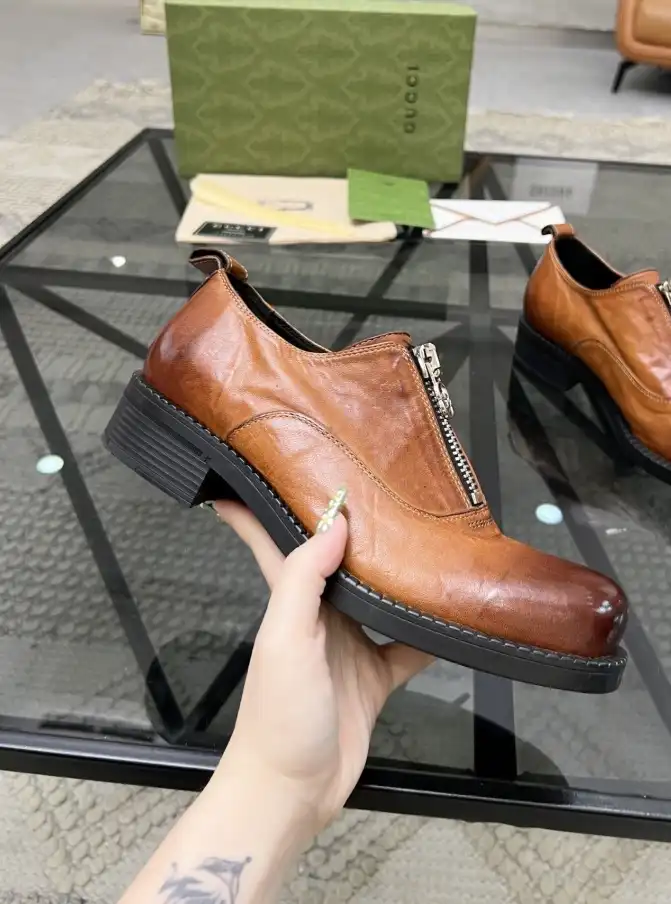 hype Gucci Leather Shoes