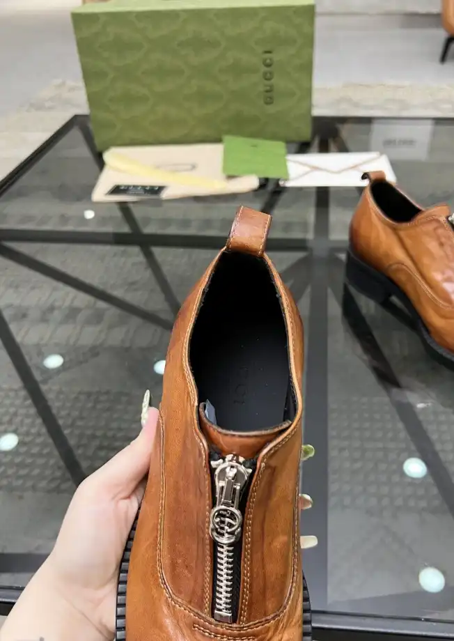 hype Gucci Leather Shoes