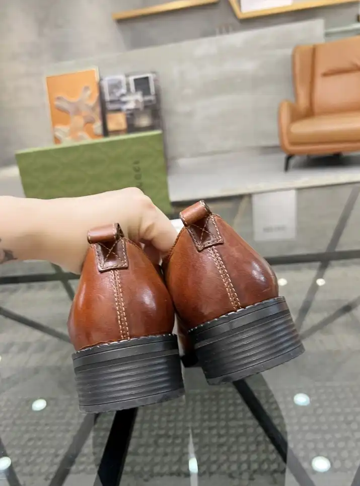 hype Gucci Leather Shoes