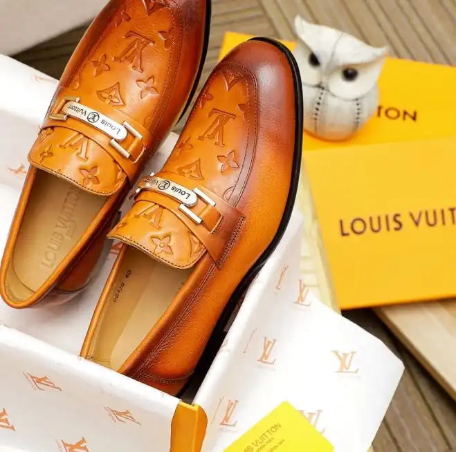 hype LV Leather Shoes