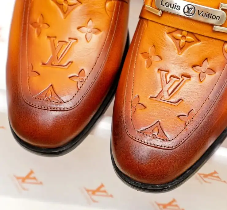 hype LV Leather Shoes