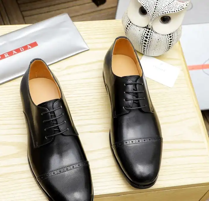 hype Prada Leather Shoes