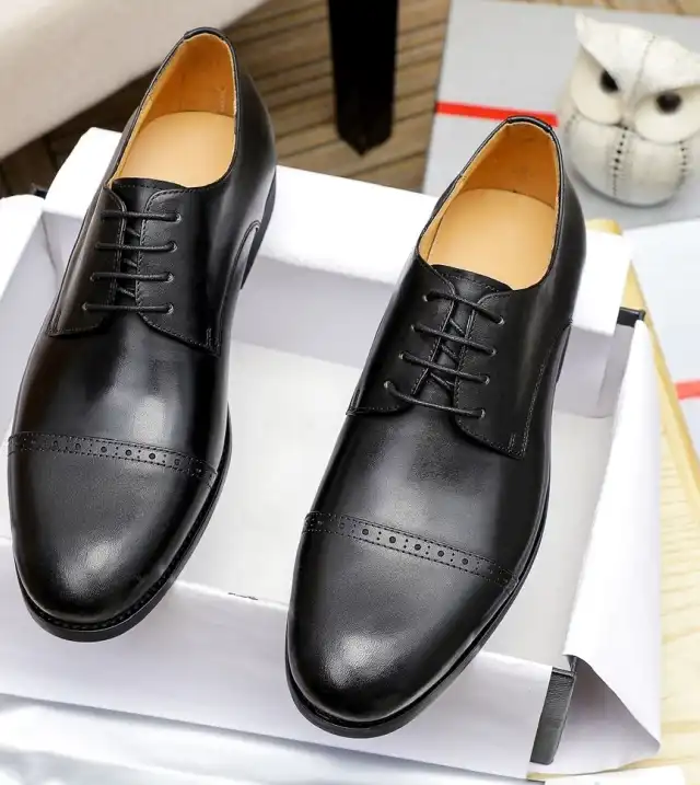 hype Prada Leather Shoes