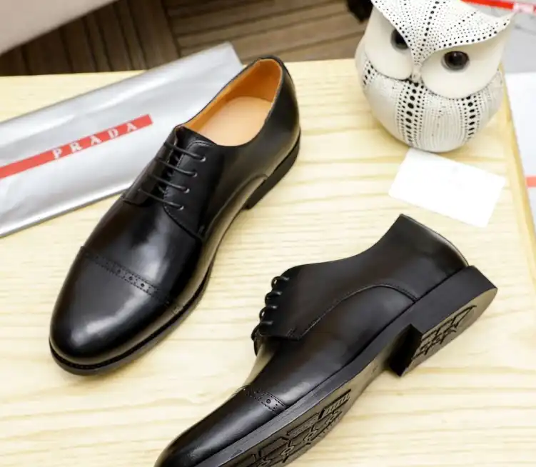 hype Prada Leather Shoes