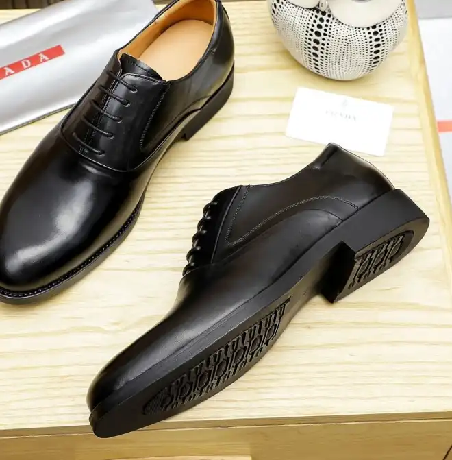 hype Prada Leather Shoes