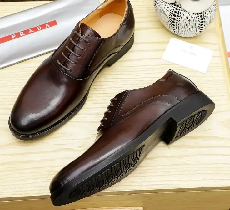 hype Prada Leather Shoes