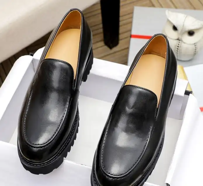 hype Prada Leather Shoes