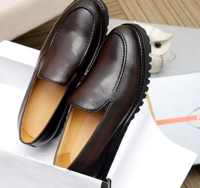 hype Prada Leather Shoes