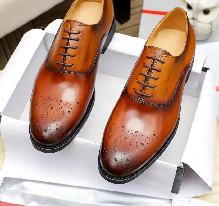 hype Prada Leather Shoes