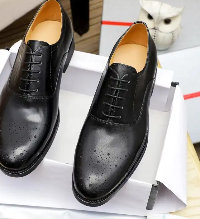 hype Prada Leather Shoes