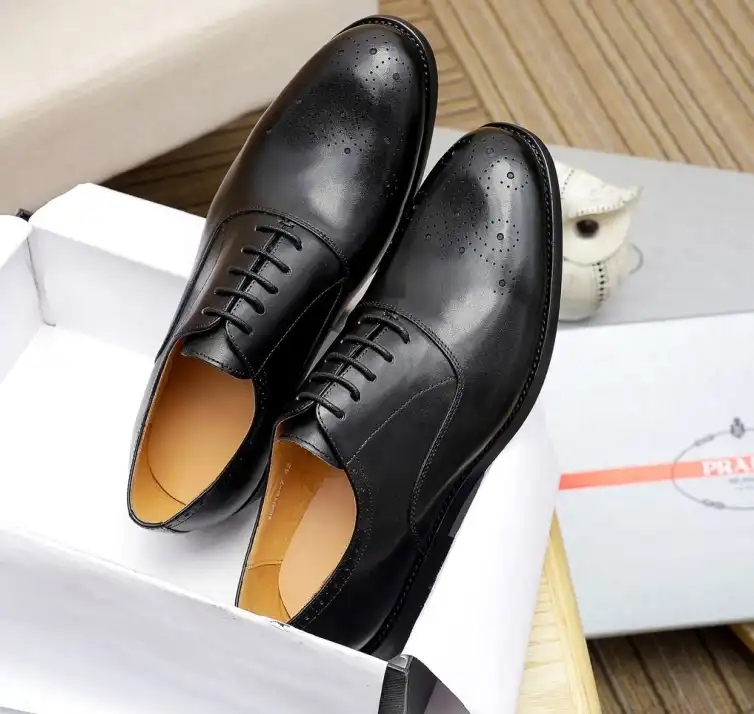 hype Prada Leather Shoes