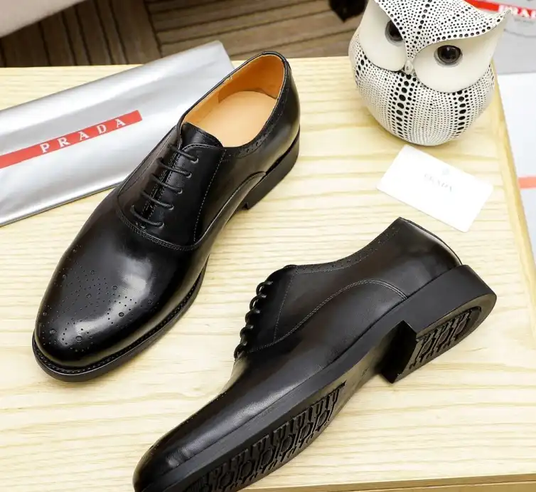 hype Prada Leather Shoes