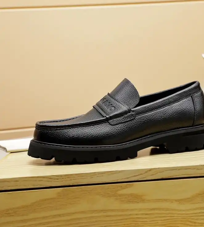 hype Ferragamo Leather Shoes