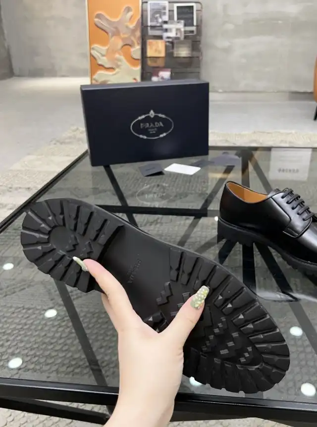 hype Prada Leather Shoes