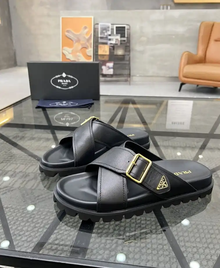 hype Prada Slippers