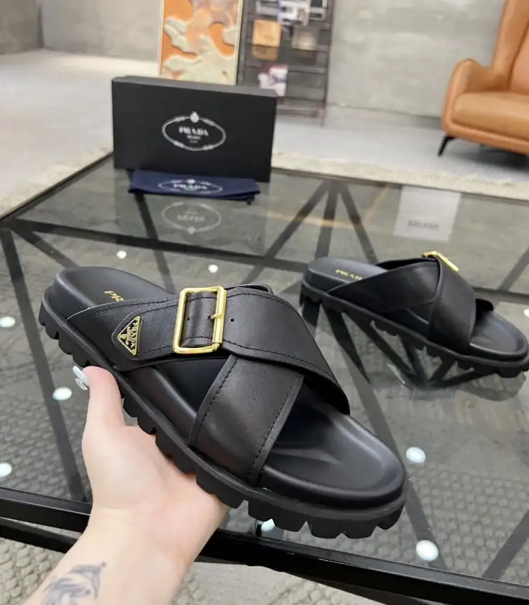 hype Prada Slippers