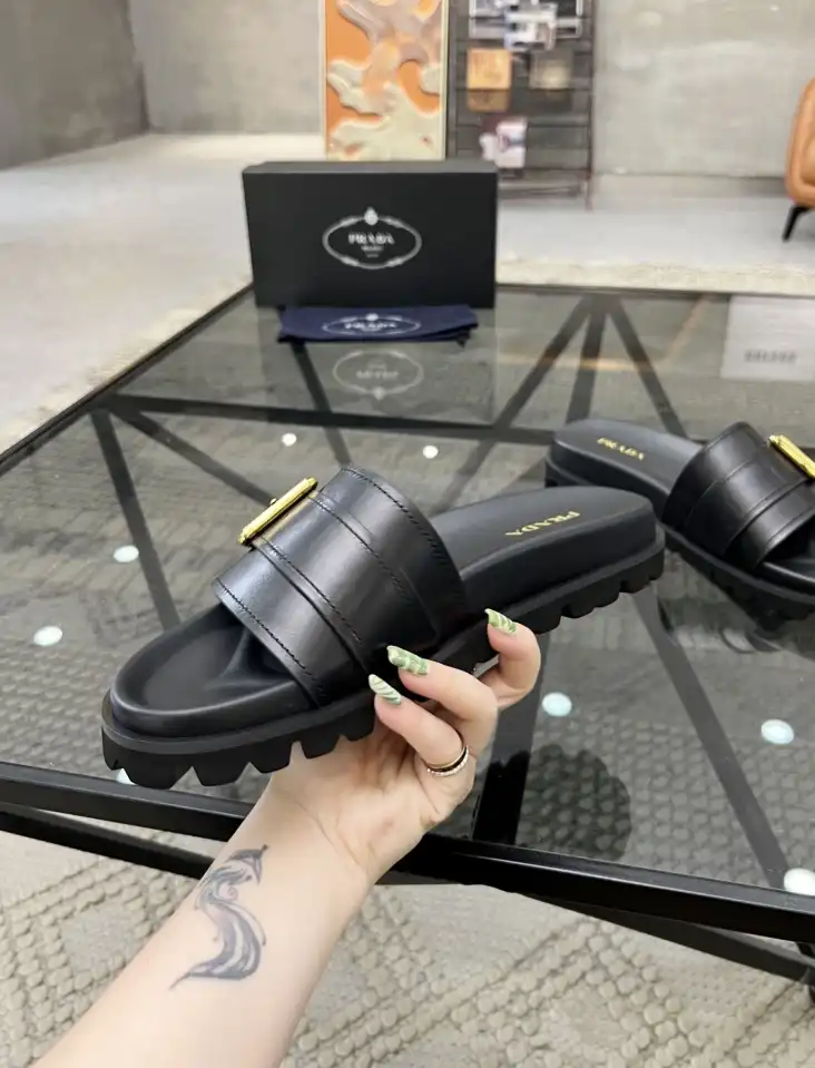 hype Prada Slippers