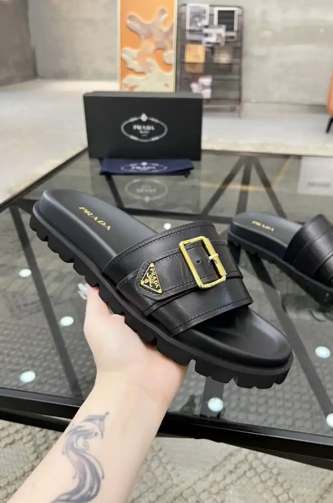 hype Prada Slippers