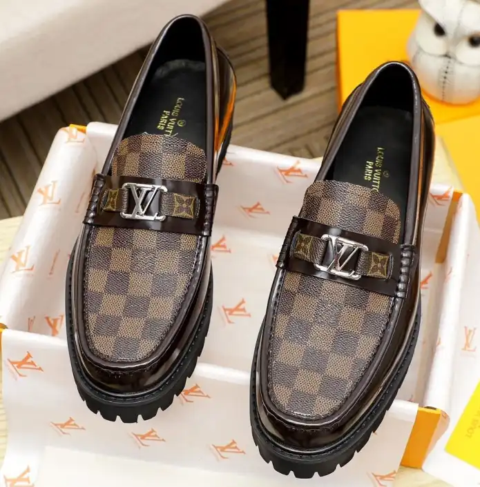 hype LV Leather Shoes