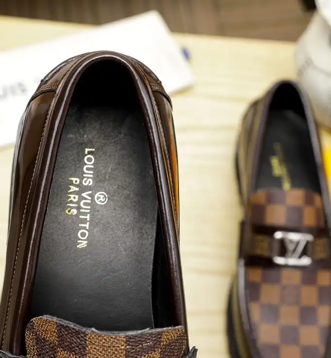 hype LV Leather Shoes