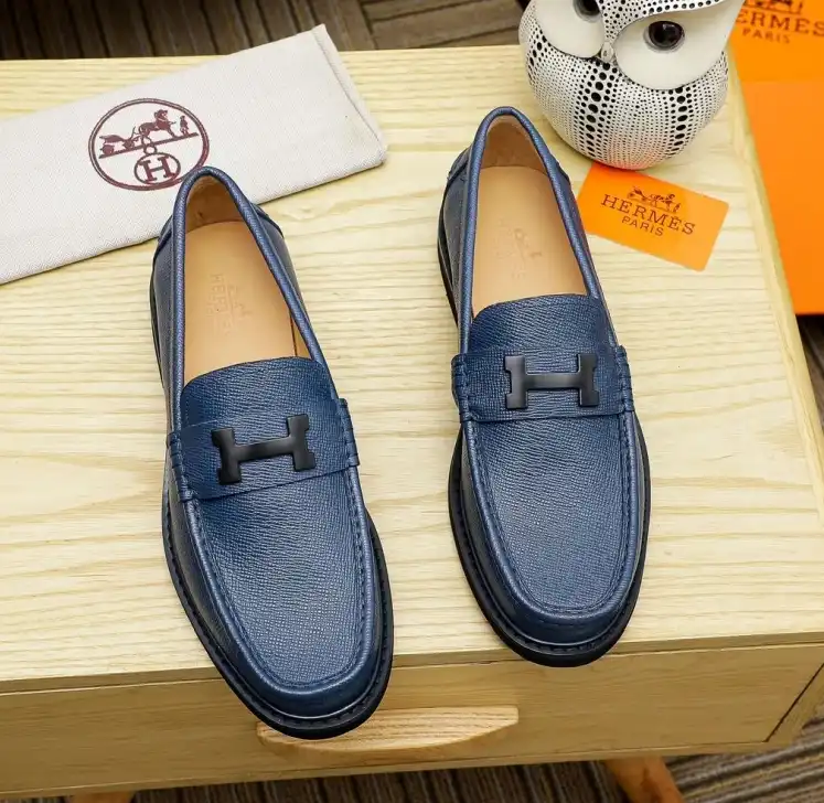 hype Hermes Leather Shoes