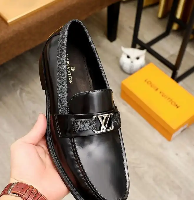 hype LV Leather Shoes