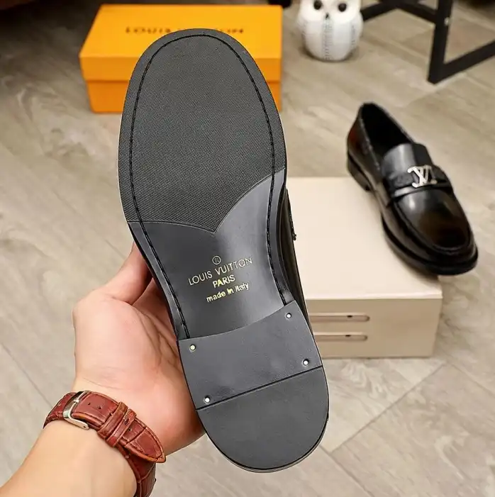 hype LV Leather Shoes