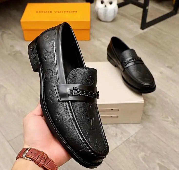 hype LV Leather Shoes